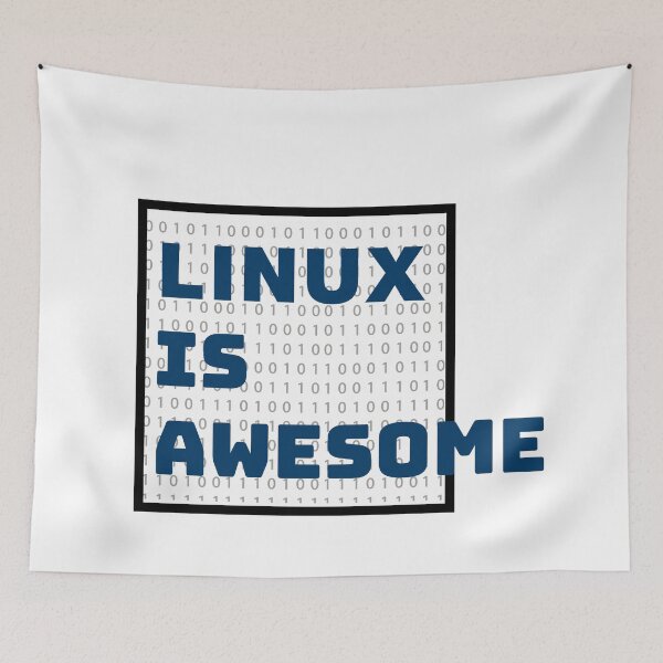 Item preview, LINUX IS AWESOME designed and sold by designart21.