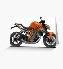 KTM 1290 Super DUKE R Motorrad Grußkarte