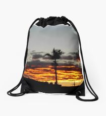 Sunrise in the Suburbs Drawstring Bag