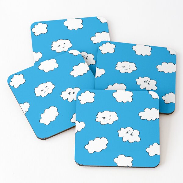Item preview, Blue Sky Happy Funny Clouds  designed and sold by Boriana Giormova.