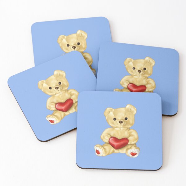 Item preview, Blue Cute Teddy Bear designed and sold by Boriana Giormova.