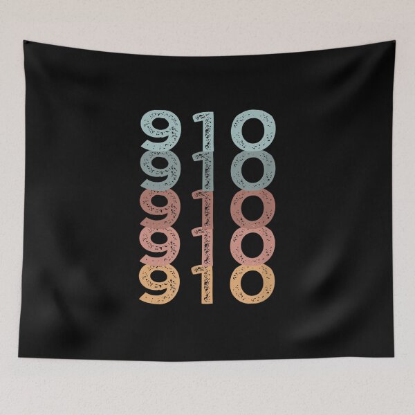 Item preview, 910 North Carolina USA Multi Color Area Code designed and sold by Nicholaswikstro.