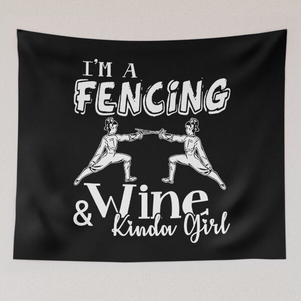 Item preview, Fencing - Fencing And Wine Kinda Girl designed and sold by UnknownArtistt.