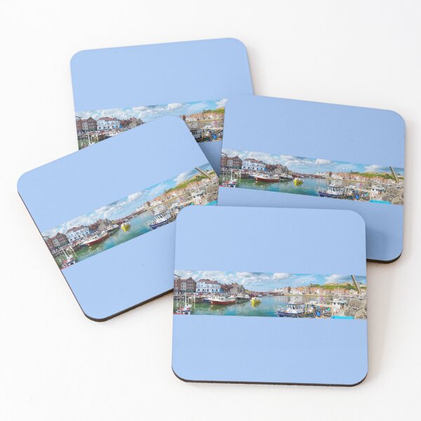 Item preview, Whitby Harbour Panorama  designed and sold by Alisonchambers2.