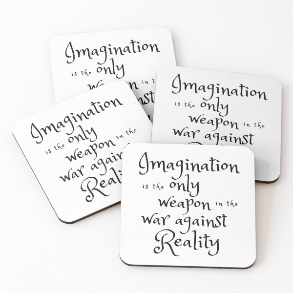 Item preview, Imagination is the only weapon in the war against reality | Quotes designed and sold by RuggedRoo.