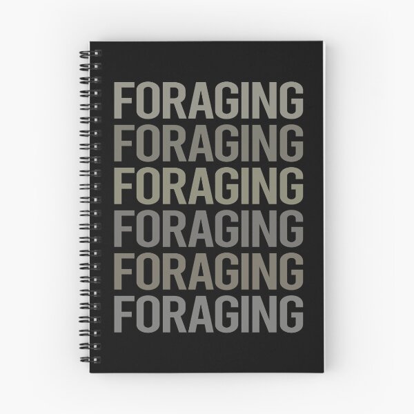 Item preview, Gray Text Art Foraging Forage Forager designed and sold by StoreCalamity.