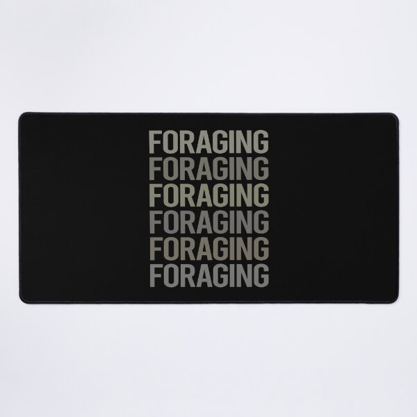 Item preview, Gray Text Art Foraging Forage Forager designed and sold by StoreCalamity.