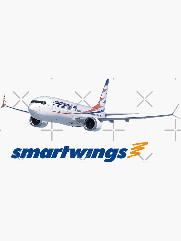 "Smartwings Airlines Boeing B737 Airplane" Sticker for Sale by ...