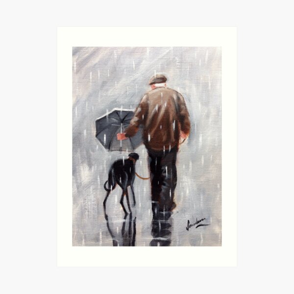 Well he is getting on a bit! Art Print
