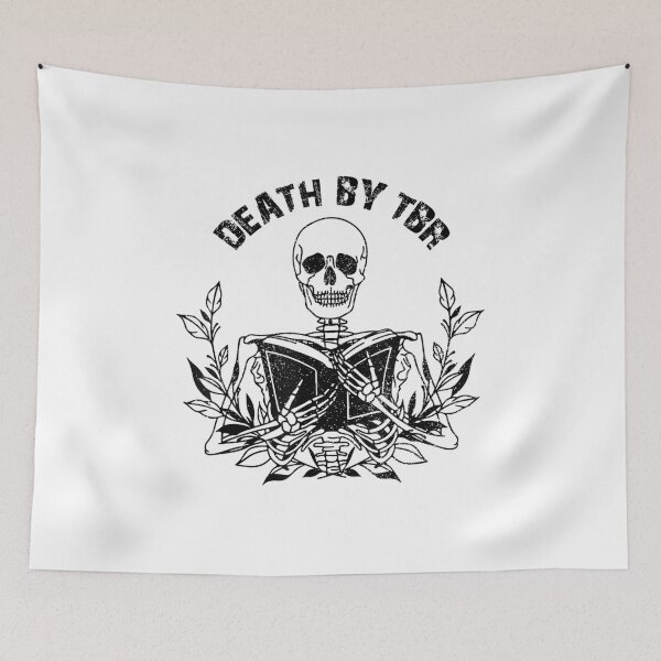 Item preview, Death By T.B.R To Be Reads Skeleton Reading Book Bookworm designed and sold by Jackwidforss.