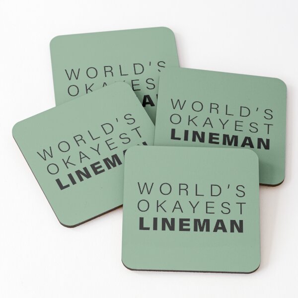 Item preview, Copy of World's okayest Lineman, Funny Lineman Gift, Occupation Gift | designed and sold by Boom-llqb.