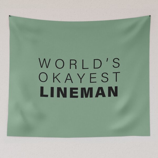 Item preview, Copy of World's okayest Lineman, Funny Lineman Gift, Occupation Gift | designed and sold by Boom-llqb.