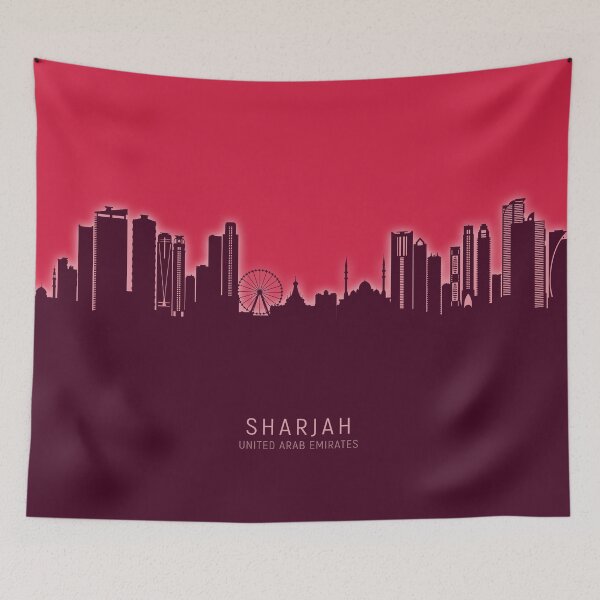 Item preview, Sharjah Skyline designed and sold by ArtPrints.