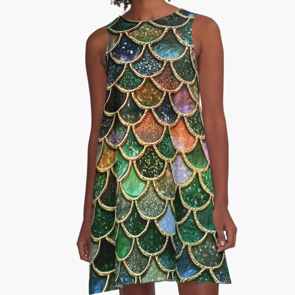 mermaid scales dress