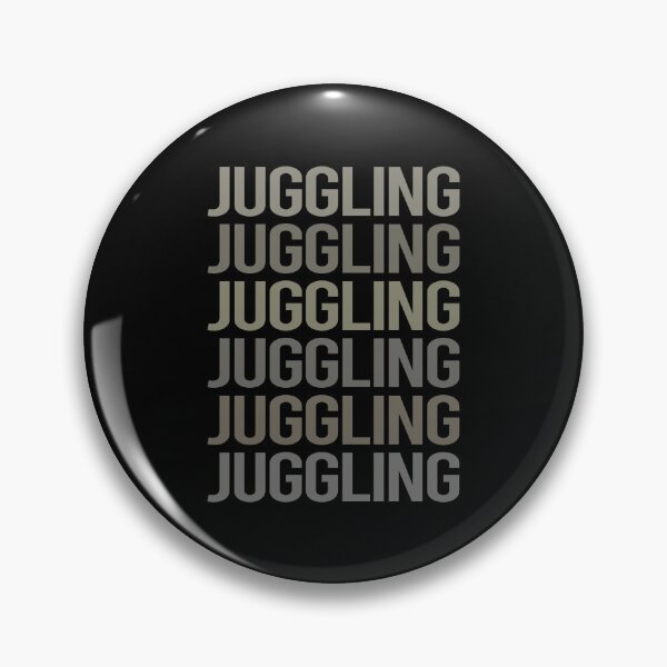 Item preview, Gray Text Art Juggling Juggle Juggler designed and sold by StoreCalamity.