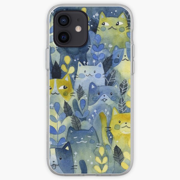 kitty forest iPhone Soft Case