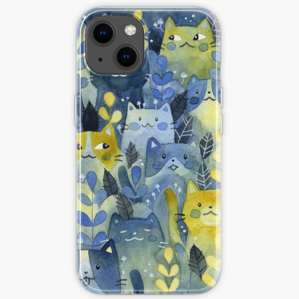 kitty forest iPhone Soft Case