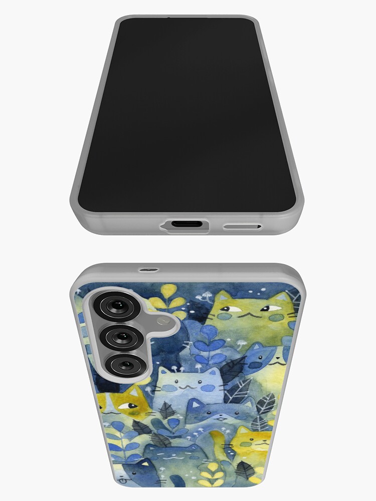 Thumbnail 3 of 4, Samsung Galaxy Phone Case, kitty forest designed and sold by clockworkkite.
