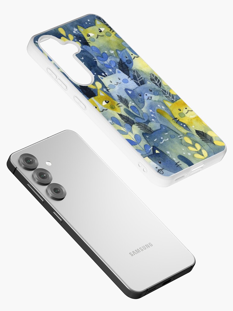 Thumbnail 2 of 4, Samsung Galaxy Phone Case, kitty forest designed and sold by clockworkkite.