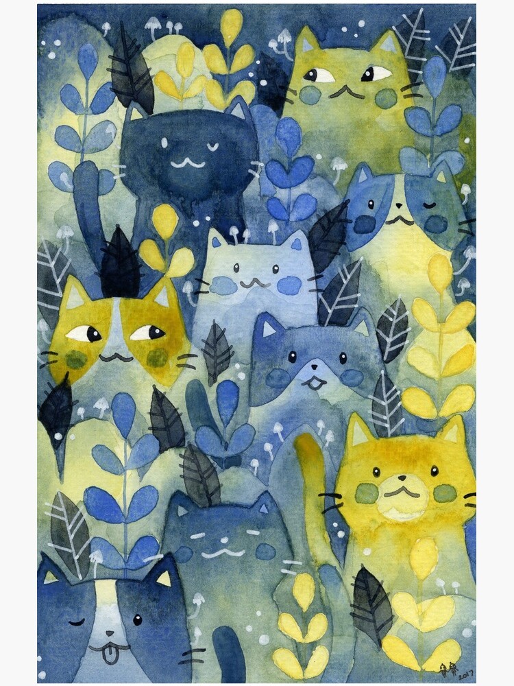 Thumbnail 4 of 4, Samsung Galaxy Phone Case, kitty forest designed and sold by Calista Douglas.
