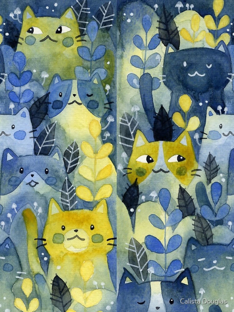 kitty forest by clockworkkite