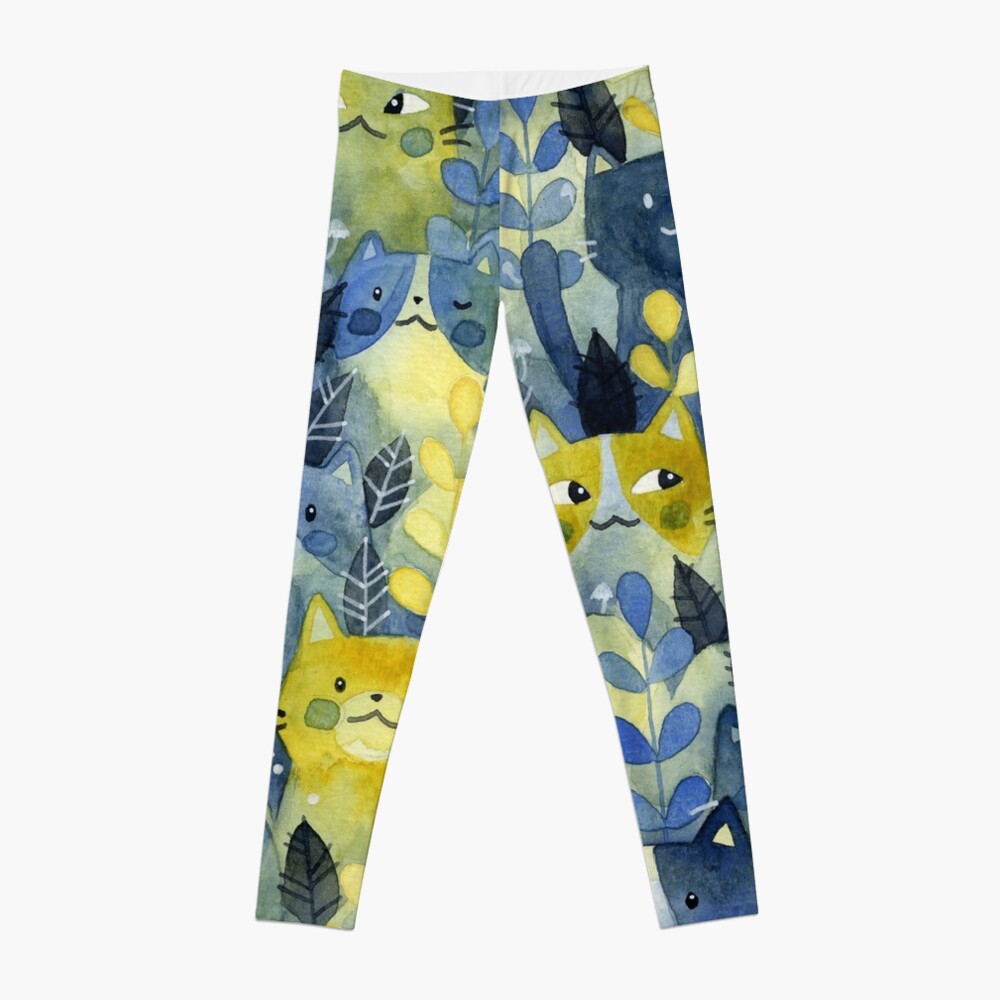 kitty forest Leggings