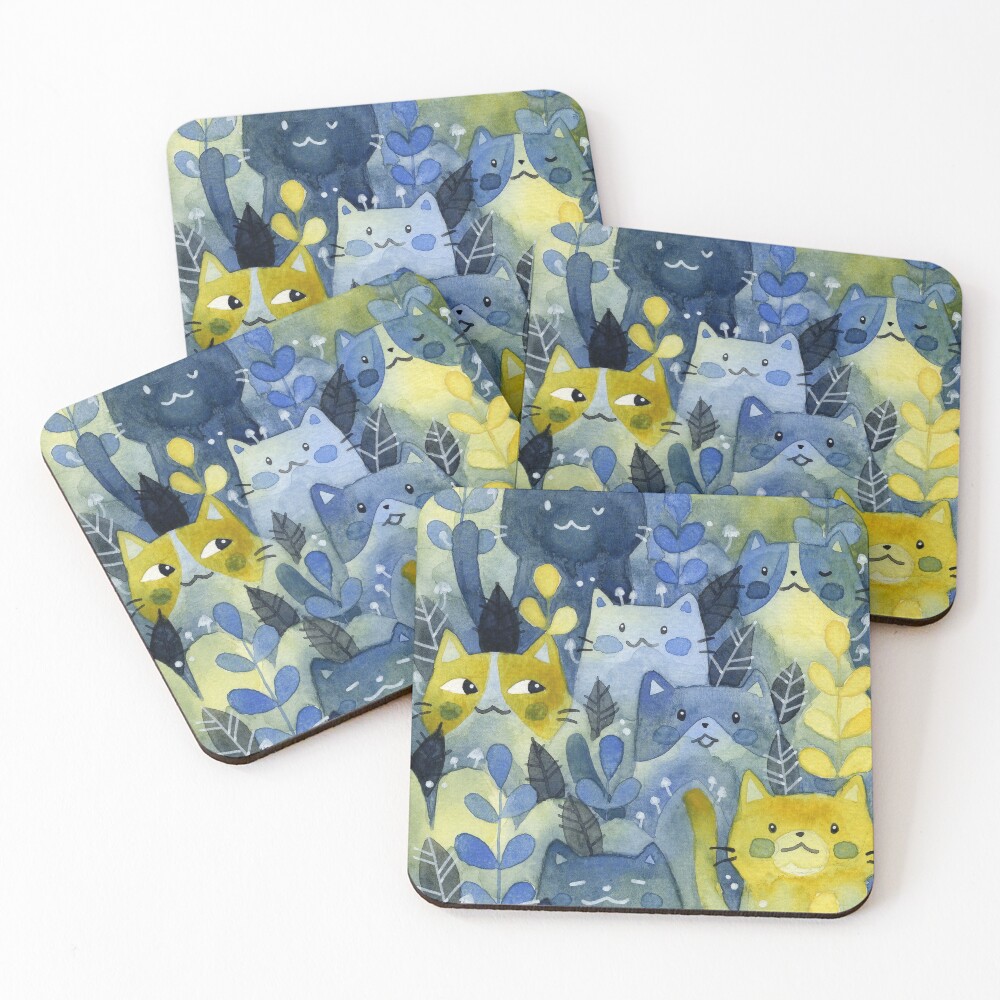 Item preview, Coasters (Set of 4) designed and sold by clockworkkite.