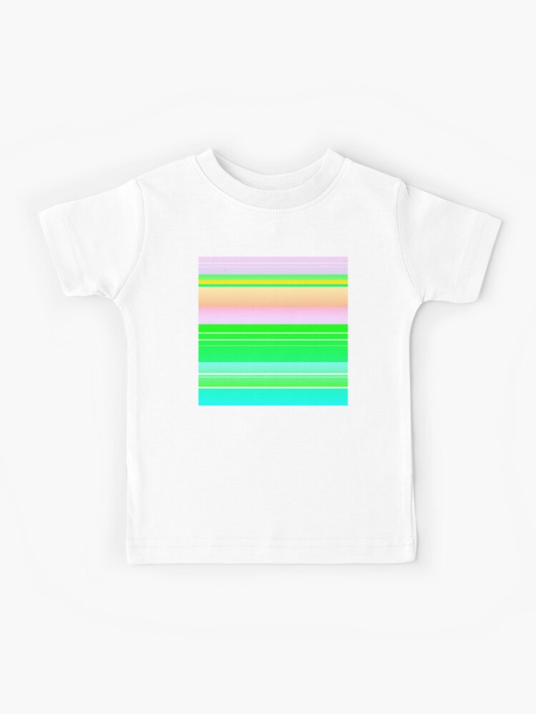 Bright and light green and pink color palette, light vivid green and pink  color scheme Kids T-Shirt for Sale by lausn