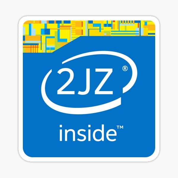 2JZ Innen Sticker