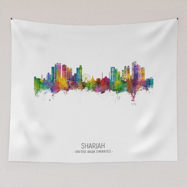 Item preview, Sharjah Skyline designed and sold by ArtPrints.