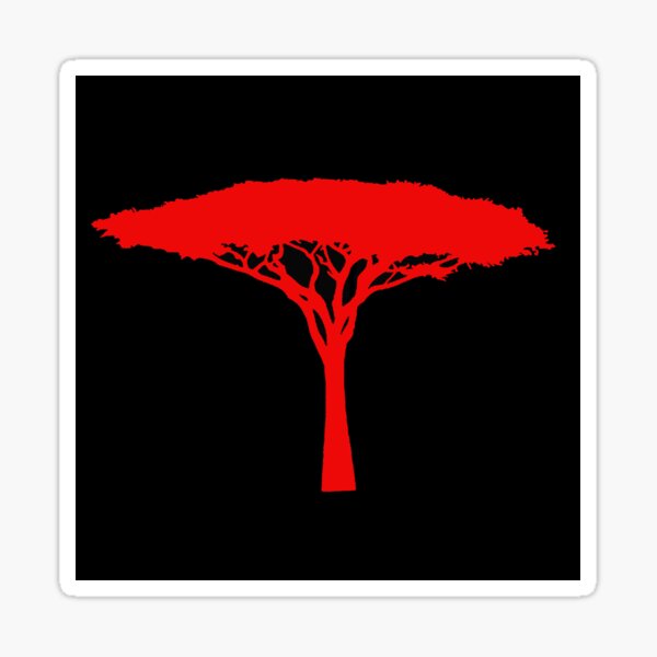 Item preview, Red Umbrella Tree designed and sold by Jill Vance.