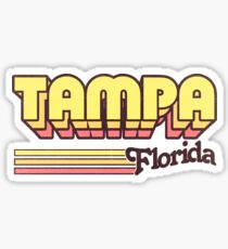 Tampa, FL | City Stripes Sticker