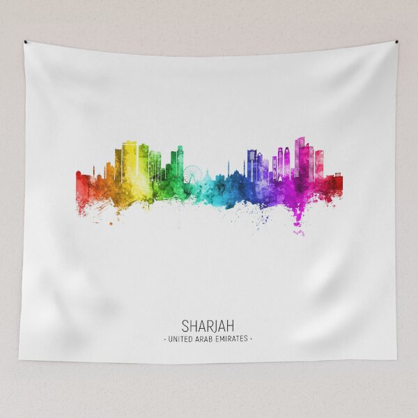 Item preview, Sharjah Skyline designed and sold by ArtPrints.