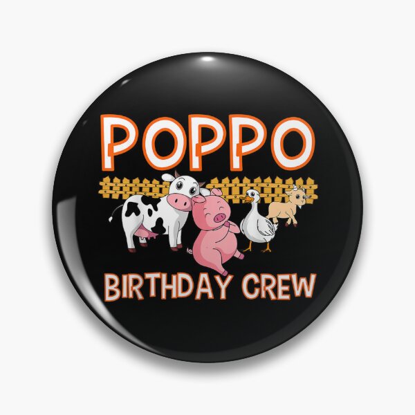 Item preview, Poppo Birthday Crew Farm Animal Bday Party Celebration designed and sold by Tobiasforslund.