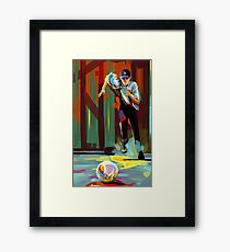 The Showdown Framed Print