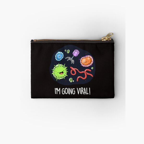 Item preview, I'm Going Viral Funny Virus Puns (Dark BG) designed and sold by punnybone.