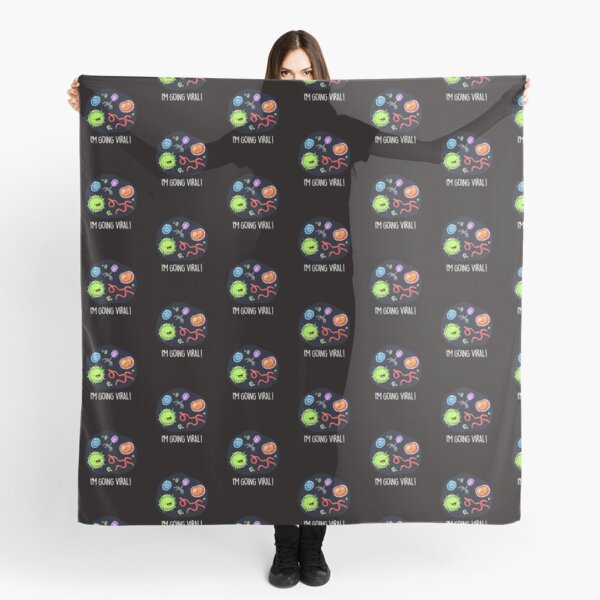 Item preview, I'm Going Viral Funny Virus Puns (Dark BG) designed and sold by punnybone.