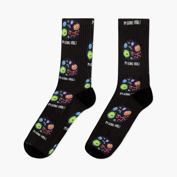 Item preview, I'm Going Viral Funny Virus Puns (Dark BG) designed and sold by punnybone.