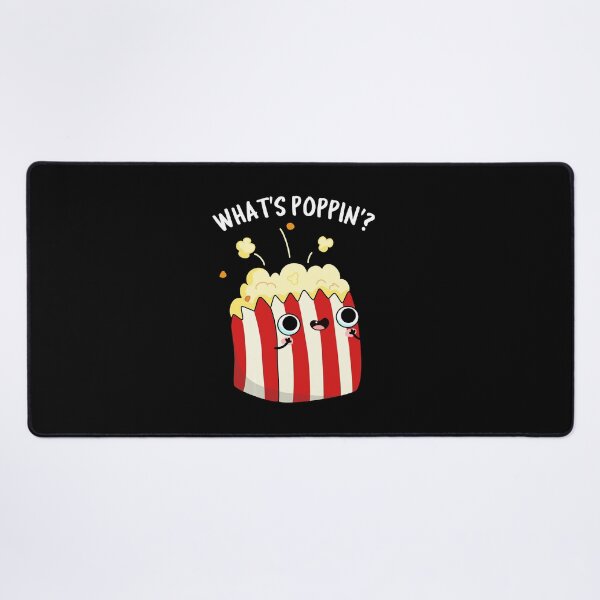 Item preview, What's Poppin Funny Popcorn Puns (Dark BG) designed and sold by punnybone.