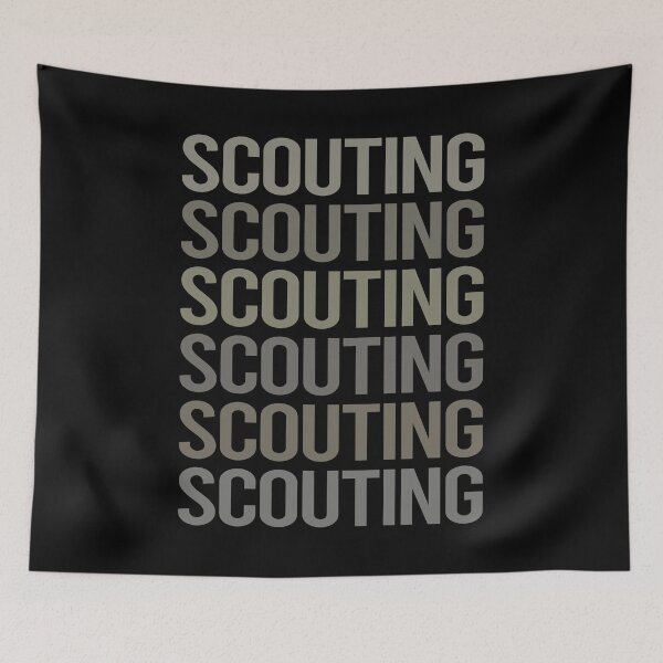 Item preview, Gray Text Art Scouting Scout Scouts designed and sold by StoreCalamity.