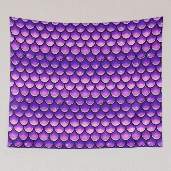 Item preview, Purple Mermaid Scales designed and sold by JanGrackle.