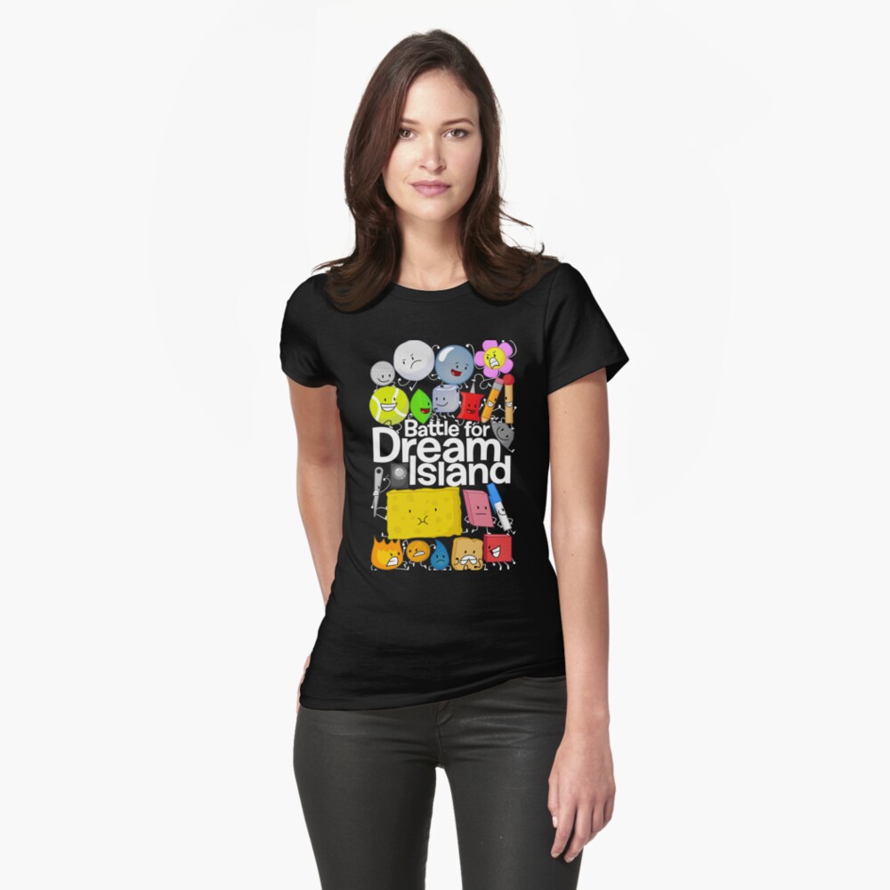 BFDI Poster Black Relaxed Fit T-Shirt