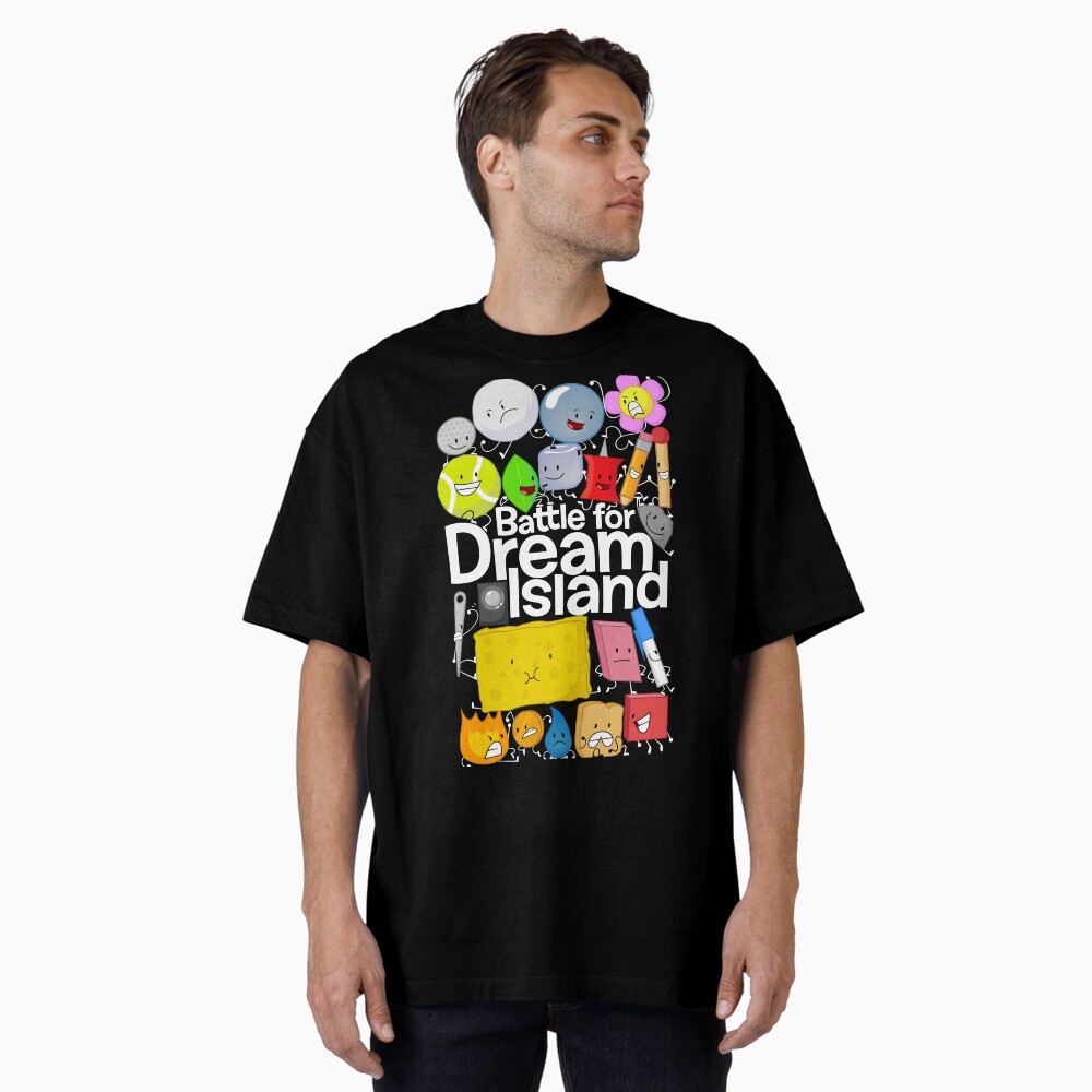 BFDI Poster Black Relaxed Fit T-Shirt