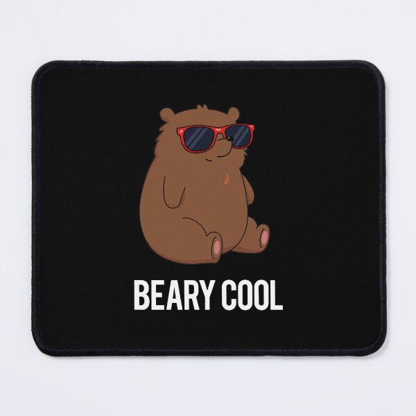 Item preview, Beary Cool Funny Bear Puns (Dark BG) designed and sold by punnybone.