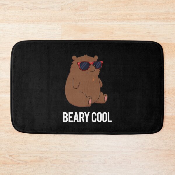 Item preview, Beary Cool Funny Bear Puns (Dark BG) designed and sold by punnybone.