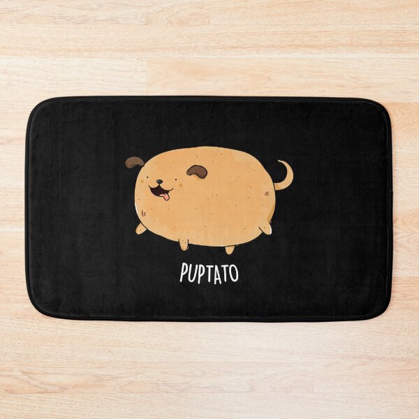 Item preview, Puptato Funny Puppy Potato Puns (Dark BG) designed and sold by punnybone.