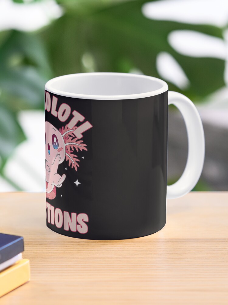 I Axolotl Questions Cute Funny Axolotls Gifts Travel Mug by Qwerty Designs