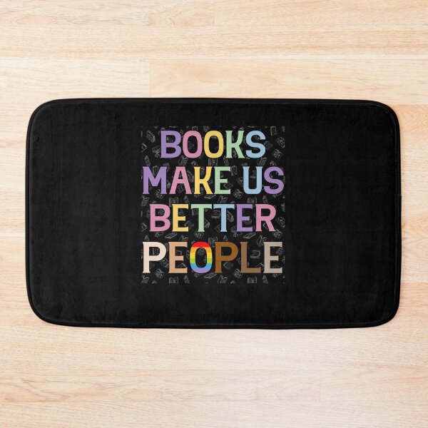 Item preview, Books make us better people funny colorful cute reading designed and sold by elizabethdawnn.