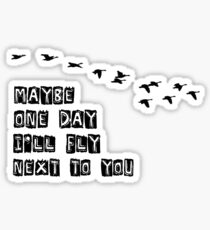 Coldplay Fly On Sticker
