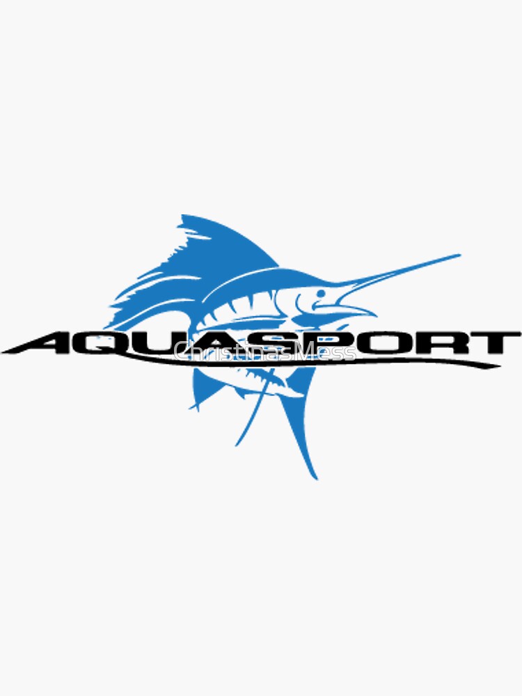 "AquaSport Limestone Center Console Boat" Sticker for Sale by